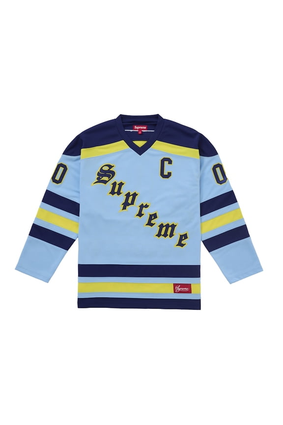 Men's Fire & Ice Hockey Jersey Light Blue, from StockX