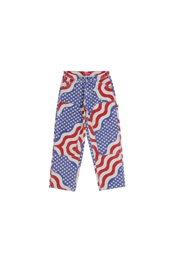 Men's Flag Double Knee Painter Pant Multicolor, from StockX