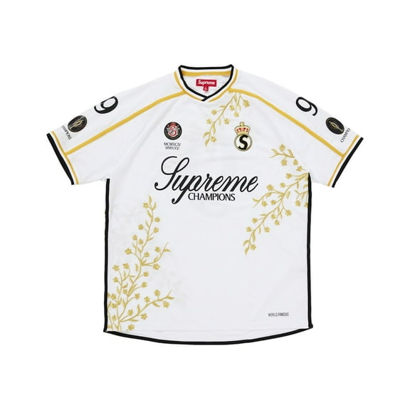 Supreme Men's Floral Soccer Jersey White, from StockX