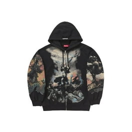Supreme Men's b.b. Simon Zip Up Hooded Sweatshirt Woodland Camo