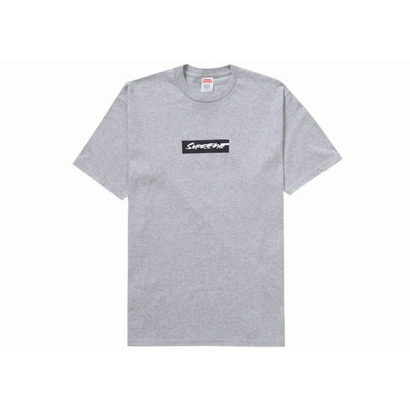 Supreme Men's Futura Box Logo Tee Heather Grey, from StockX