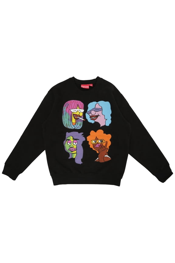 Men's Gonz Heads Crewneck Black, from StockX