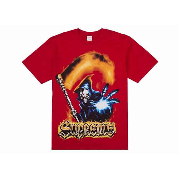 Supreme Men's Grim Reaper Tee Red, from StockX