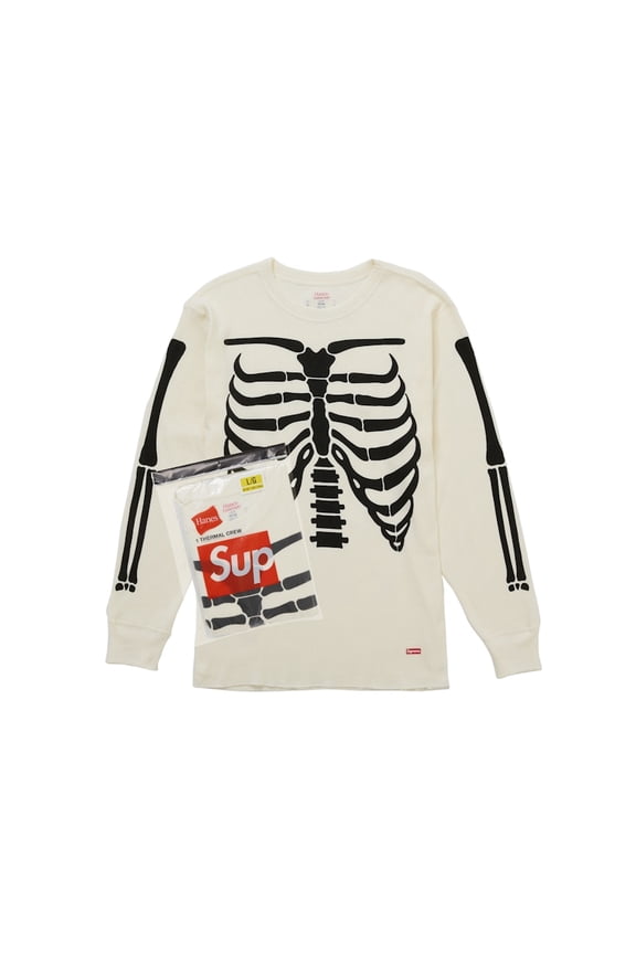 Men's Hanes Bones Thermal Crew FW25 (1 Pack) White, from StockX