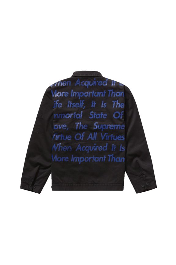 Men's JUNYA WATANABE CDG MAN Printed Work Jacket Black, from StockX