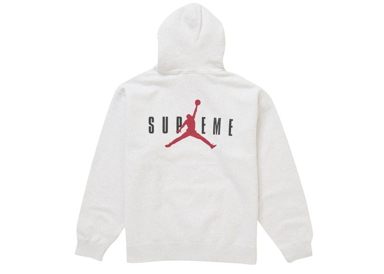 トップス Jordan Hooded Sweatshirt \"Ash Grey\" Supreme Jordan Hooded Sweatshirt Ash Grey – YankeeKicks Online