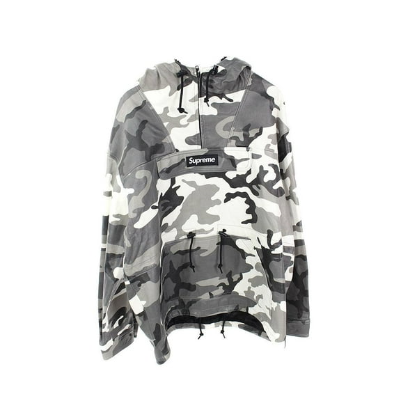 Supreme Men's Leather Anorak Snow Camo, from StockX