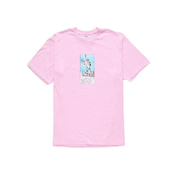 Supreme Men's Liberty Tee Light Pink, from StockX