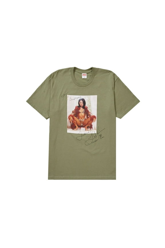 Men's Lil Kim Tee Light Olive, from StockX