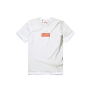 Supreme Mens MM6 Maison Margiela Box Logo Tee White Supreme Mens MM6 Maison Margiela Box Logo Tee White