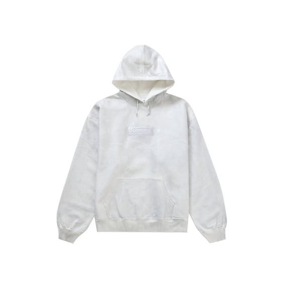 Supreme Men's MM6 Maison Margiela Foil Box Logo Hooded Sweatshirt White, from StockX