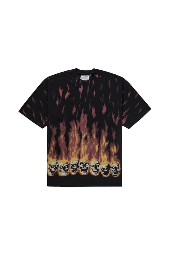 Men's MM6 Maison Margiela Liquid Blue Oversized Tee Black, from StockX