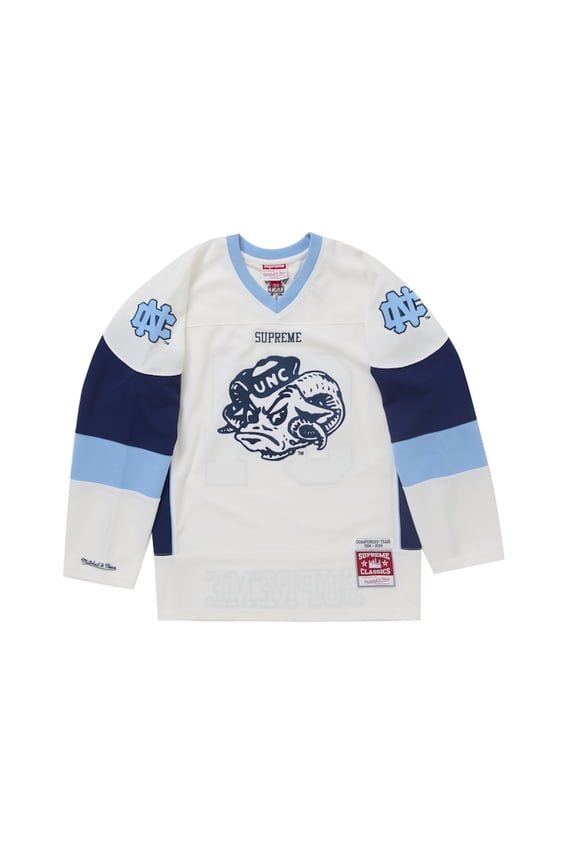 Men's Mitchell & Ness NCAA Hockey Jersey White, from StockX