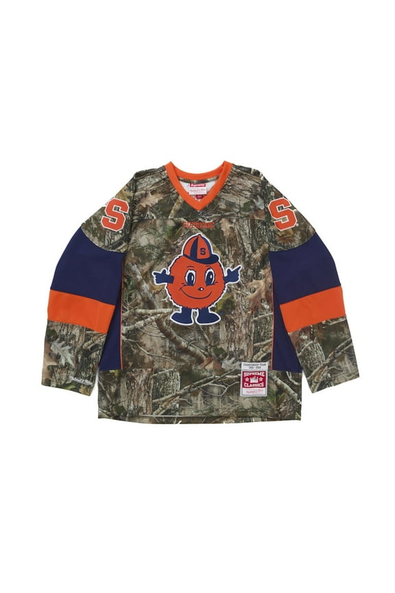 Men's Mitchell & Ness NCAA Hockey Jersey Woodland Camo, from StockX