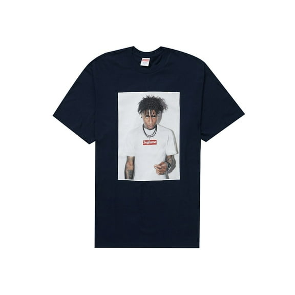 Supreme Men's NBA Youngboy Tee Navy, from StockX