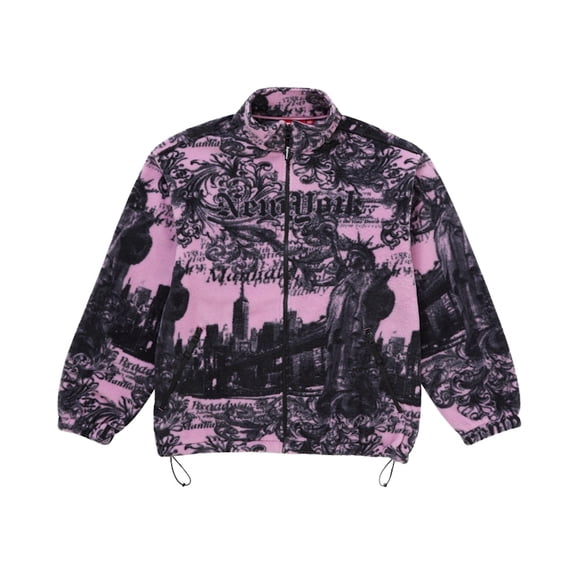 Supreme Men's New York Fleece Jacket Pink, from StockX