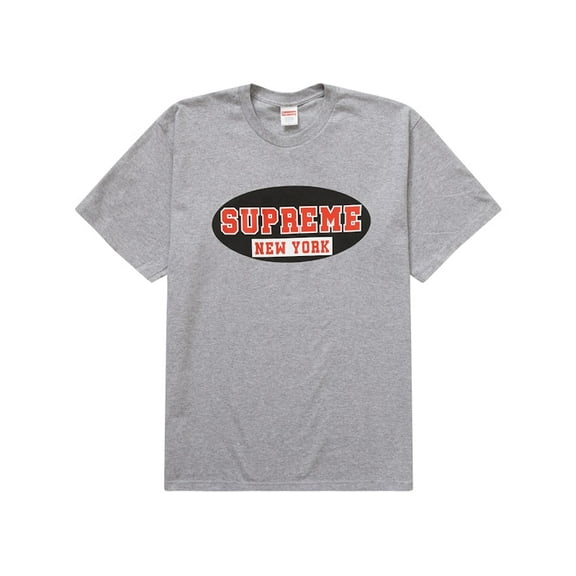Supreme Men's New York Tee Heather Grey, from StockX