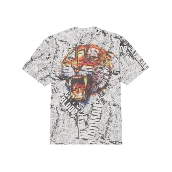 Supreme Men's Newspaper S/S Top White, from StockX