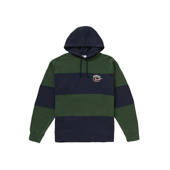 Supreme Men's Nike Stripe Hooded Sweatshirt Navy, from StockX