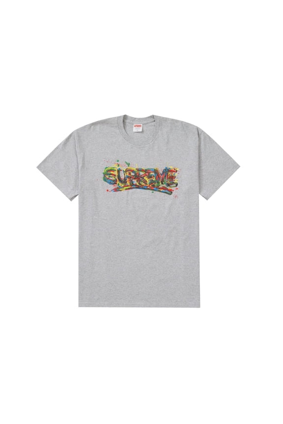 Men's Paint Logo Tee Heather Grey, from StockX