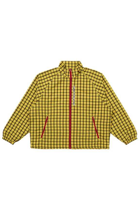 Men's Plaid Track Jacket Yellow, from StockX