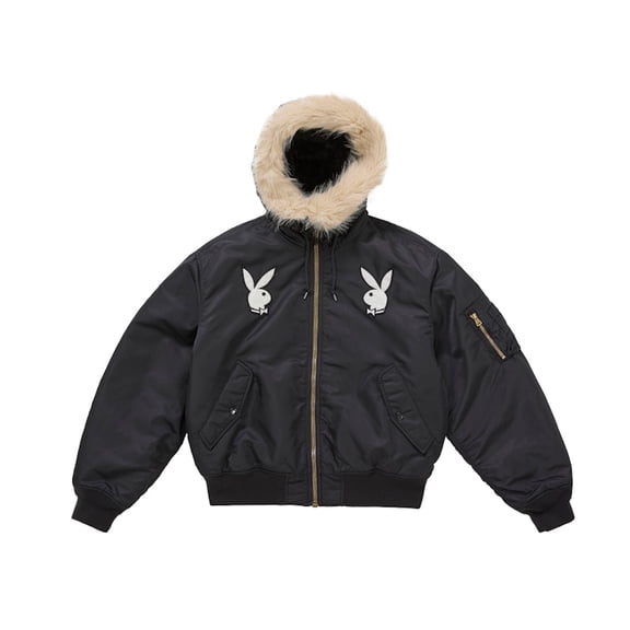 Supreme Men's Playboy Hooded MA-1 Black, from StockX