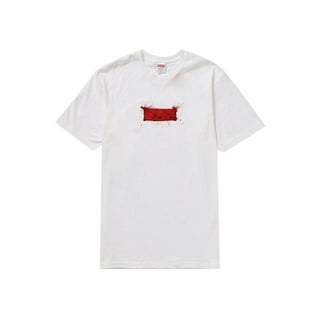 トップス Slawn Box Logo Tee WHITE supreme S Olaolu Slawn がカスタムデザインしたSupreme Box Logo Teeが8月