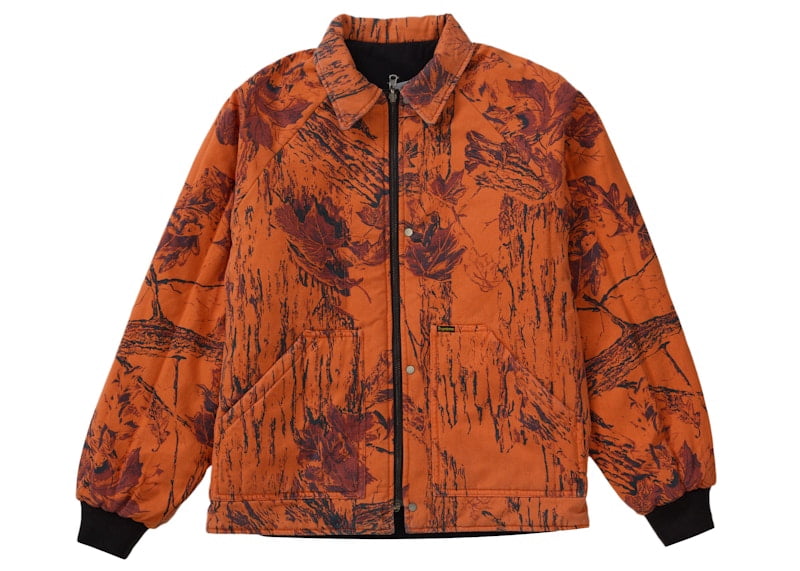 Supreme Men's RealTree Reversible Quilted Work Jacket Black Supreme Men's RealTree Reversible Quilted Work Jacket Black