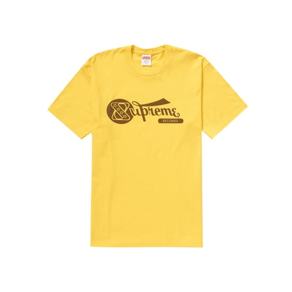 Supreme Men's Records Tee Yellow, from StockX