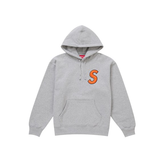 Supreme Men's S Logo Hooded Sweatshirt (SS25) Ash Grey, from StockX