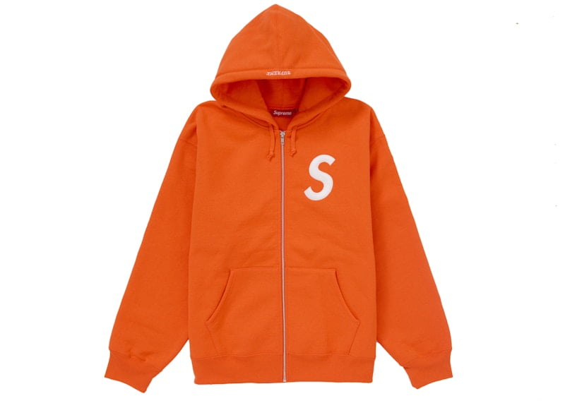 Supreme Men's Playoffs Zip Up Hooded Sweatshirt White, from