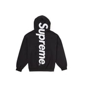 Supreme Mens Satin Applique Hooded Sweatshirt FW24 Black, from StockX