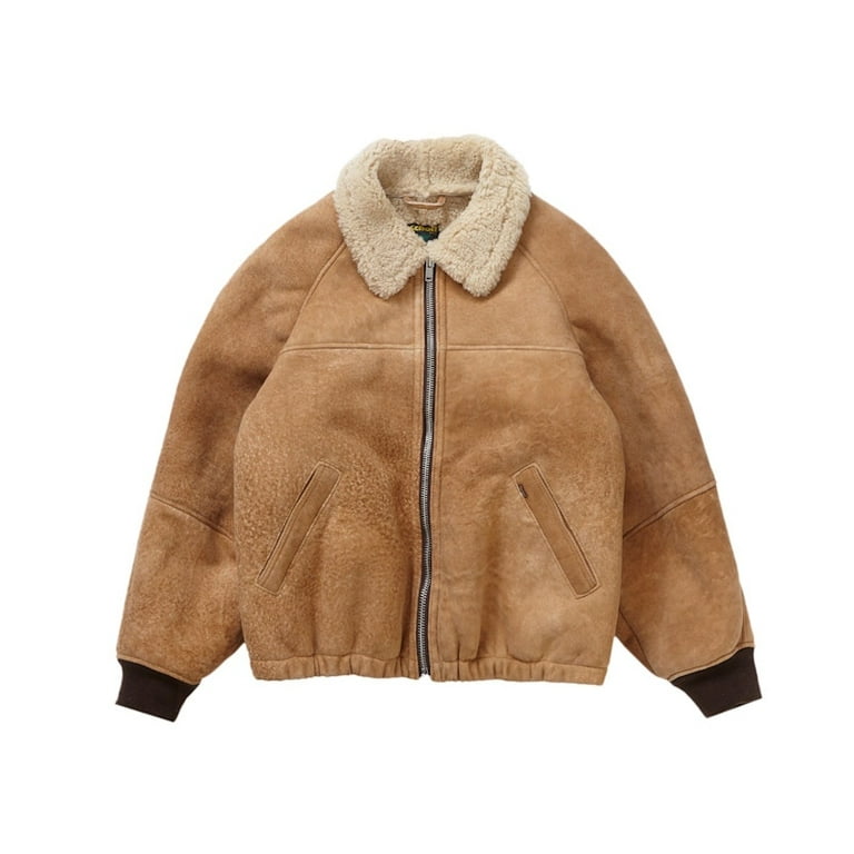 Supreme Men's Schott Shearling Bomber Jacket Brown, from StockX
