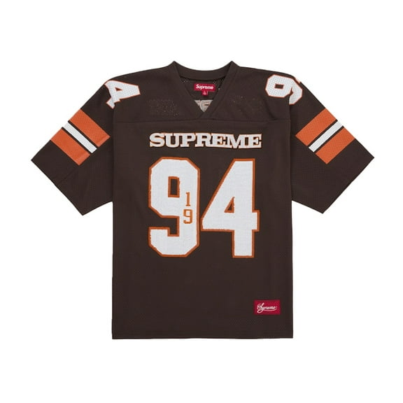 Supreme Men's Sequin Football Jersey Brown, from StockX