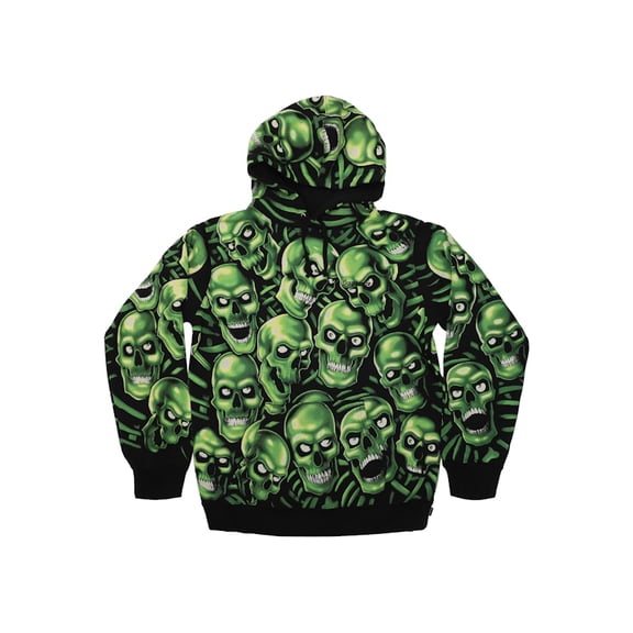 Supreme Men's Skull Pile Hooded Sweatshirt Green, from StockX