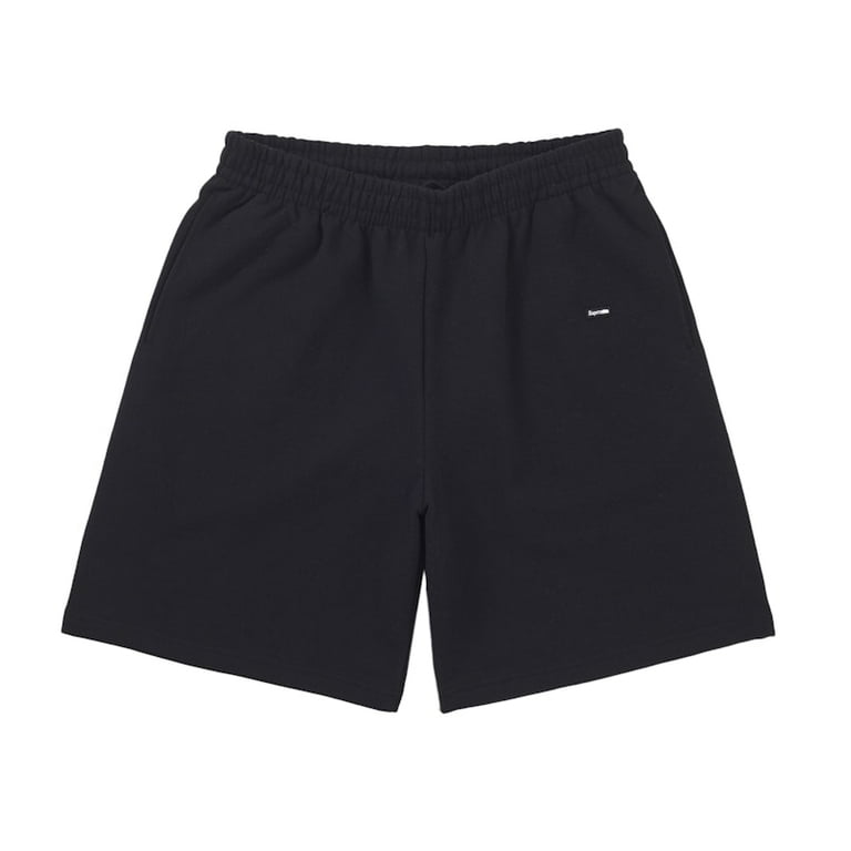 シュプリーム25SS Small Box Sweatshort ブラック Supreme Men's Small Box Sweatshort (SS25) Black, from StockX