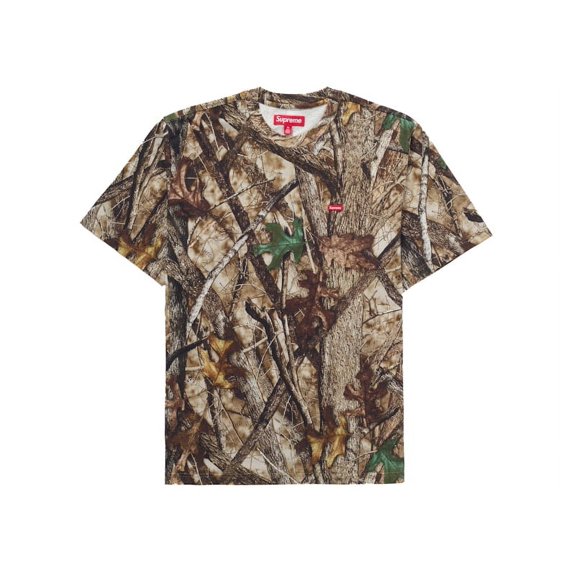 Supreme Men's Small Box Tee (FW24) TrueTimber HTC Fall Camo, from StockX