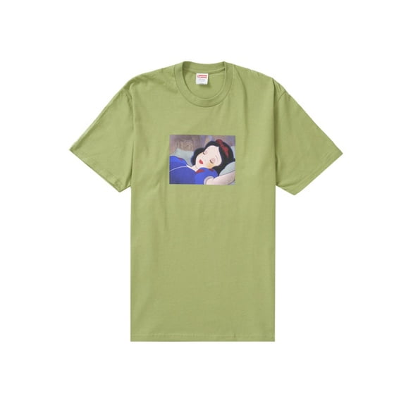 Supreme Men's Snow White Tee Moss, from StockX