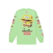 Supreme Mens SpongeBob/Castelli Racing L/S Tee Green, from StockX