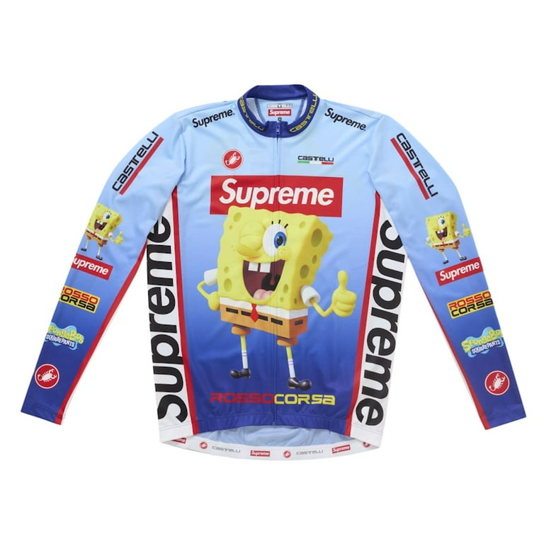 ウェア Sponge Bob Castelli L/S Cycling Jersey Supreme Men's SpongeBob SquarePants Castelli L/S Cycling
