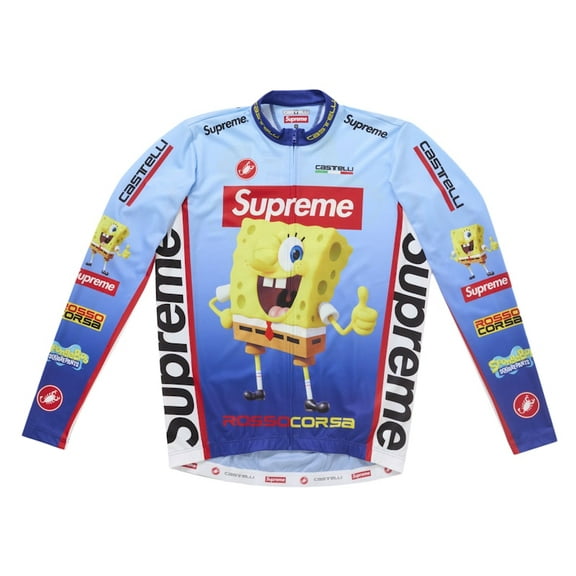 Supreme Men's SpongeBob SquarePants Castelli L/S Cycling Jersey Blue, from StockX