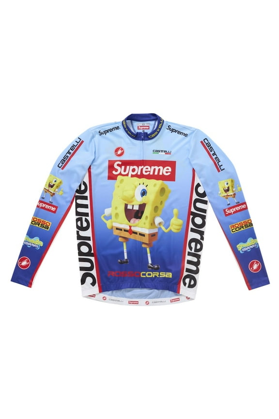 Men's SpongeBob SquarePants Castelli L/S Cycling Jersey Blue, from StockX
