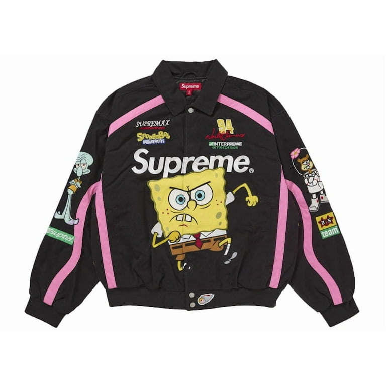 ジャケット・アウター Supreme SpongeBob Hamilton Racing Jacket Supreme Men's SpongeBob SquarePants Jeff Hamilton Racing Jacket