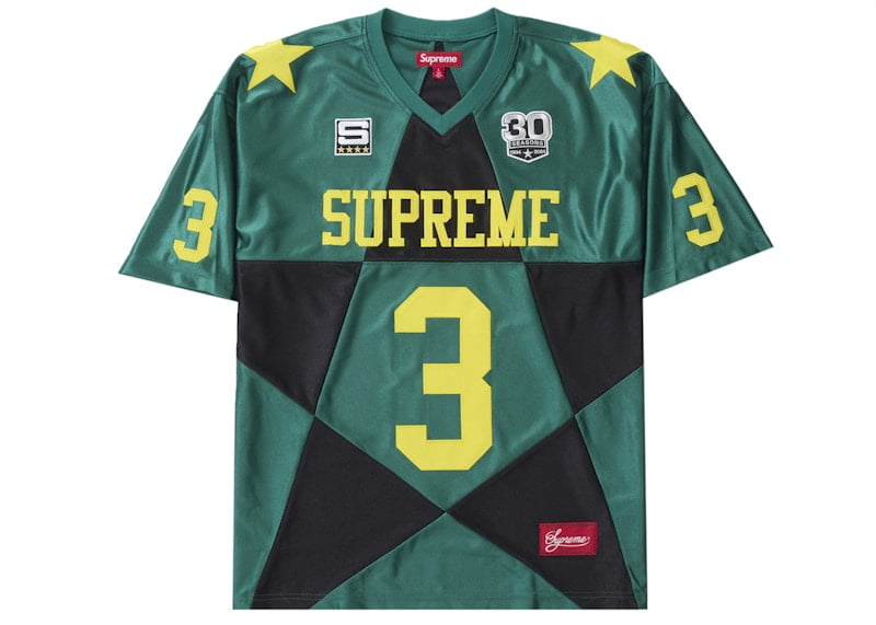 Supreme Men's Star Basketball Jersey Yellow, from StockX