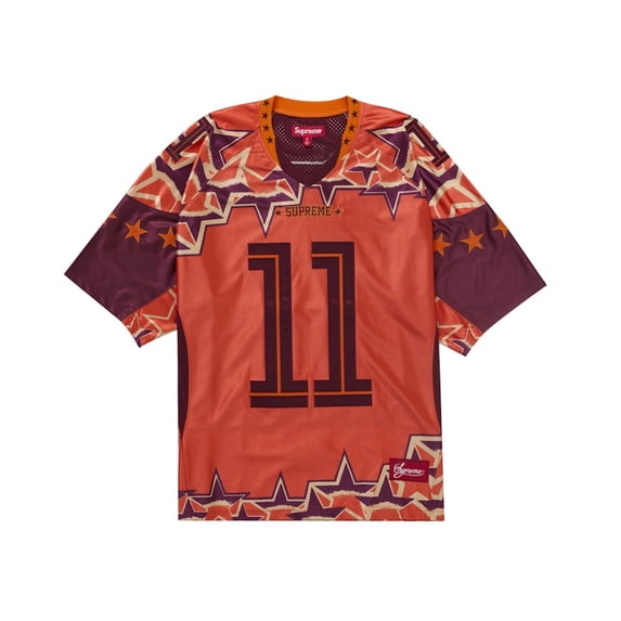 Supreme Men's Stars Football Jersey Orange, from StockX