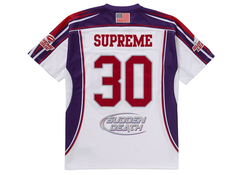 シャツ Supreme Sudden Death FootballJerseyBlack シャツ Supreme Sudden Death FootballJerseyBlack supreme