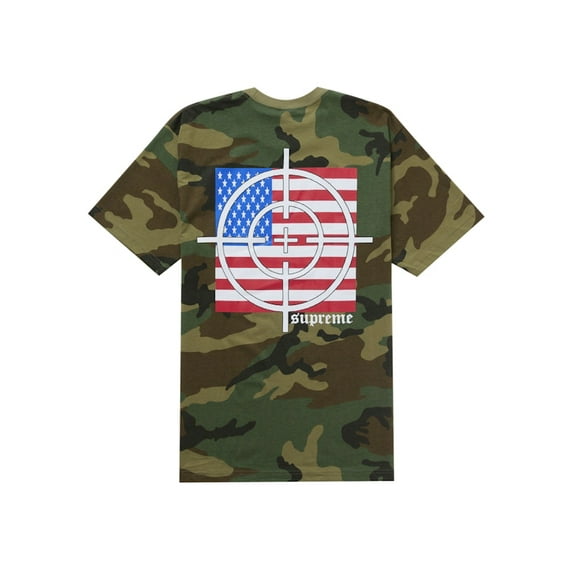 Supreme Men's Target Tee Woodland Camo, from StockX