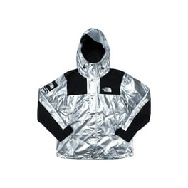 Supreme Men's Bandana Jacquard Denim Hooded Work Jacket Blue