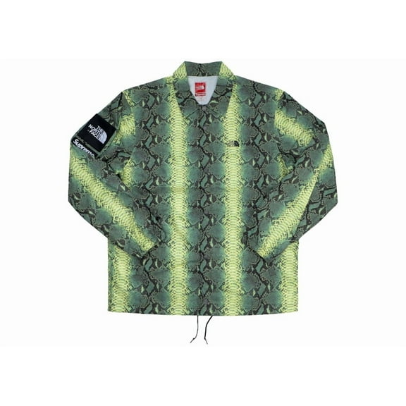 Supreme Men's The North Face Snakeskin Taped Seam Coaches Jacket Green, from StockX