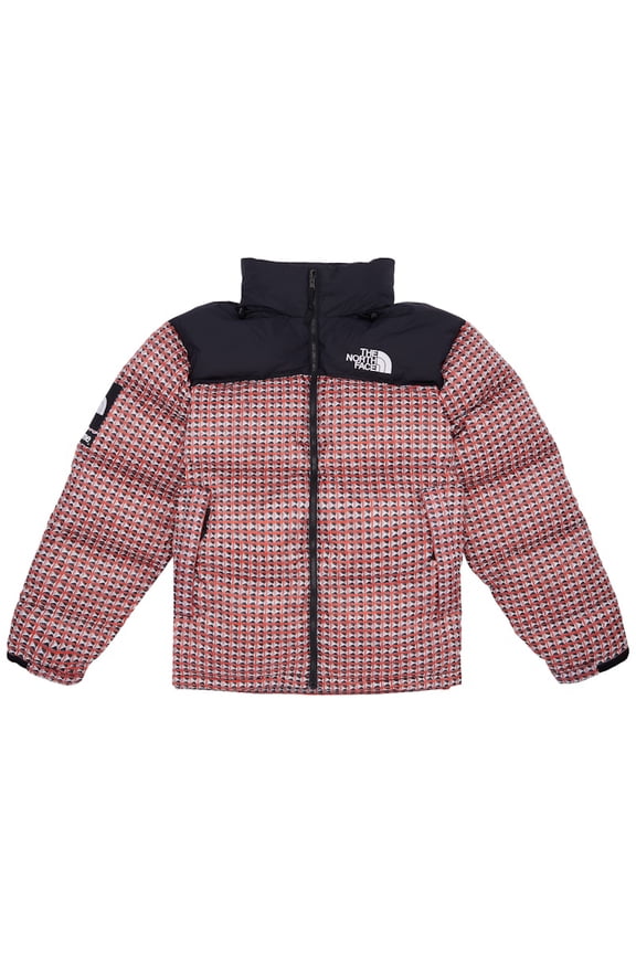 Men's The North Face Studded Nuptse Jacket Red, from StockX